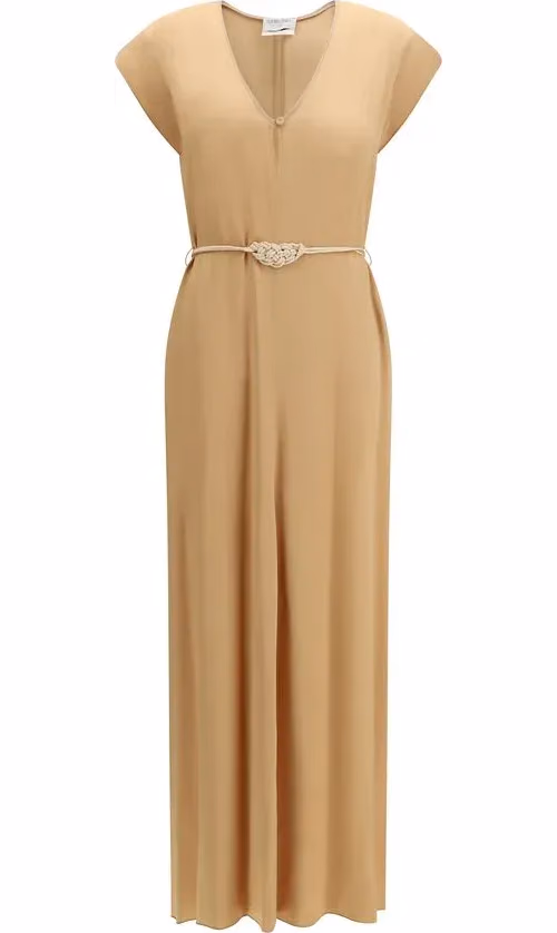 Forte_Forte Orange Viscose Casual Dress