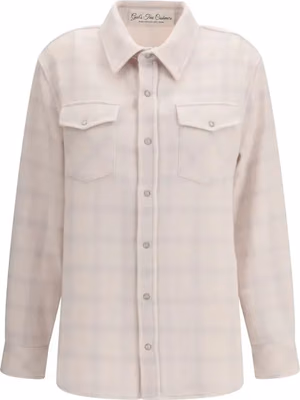 White Cashmere Pattern Shirt