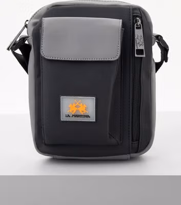 Bicolor Polyethylene Crossbody Bag