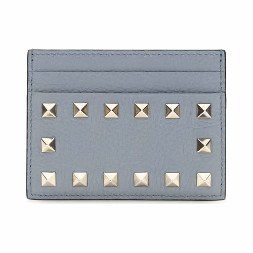 Valentino Garavani Blue Calf Leather Bos Taurus Wallet