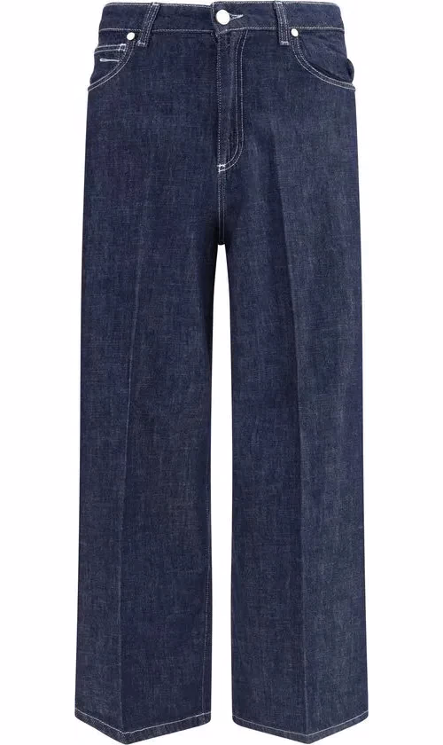 Cruna Blue Cotton Jeans Denim