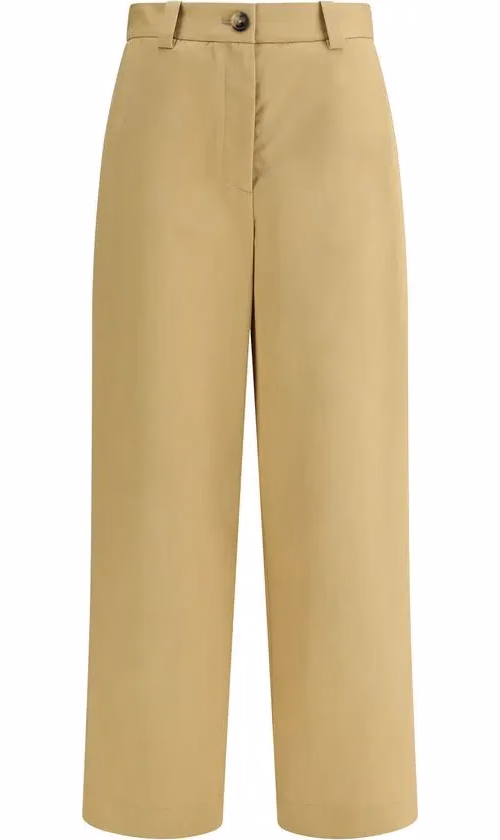 Khaite Beige Cotton Casual Pants