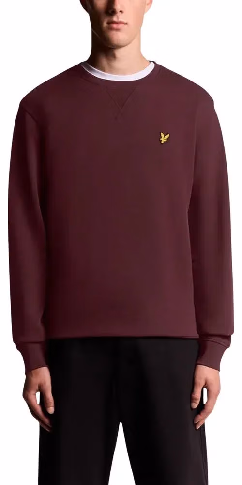 Lyle & Scott Bordeaux Cotton Sweatshirt