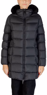 Black Polyester Coat