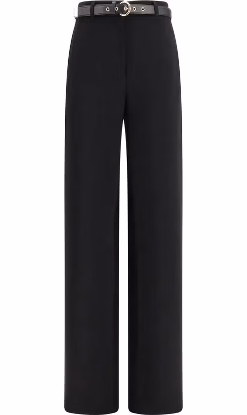 Max Mara Black Triacetate Dress Pants