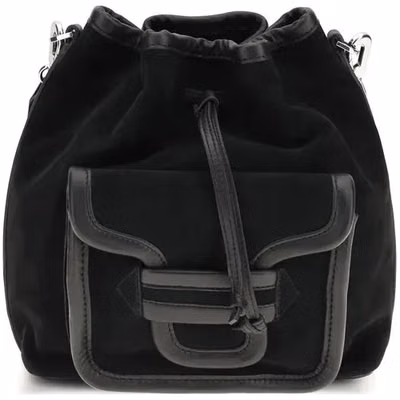 Black Calf Leather Bos Taurus Backet Bag
