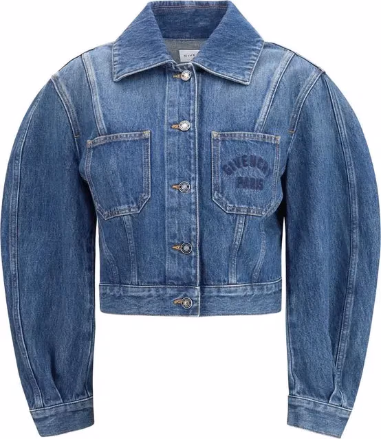 Givenchy Blue Cotton Denim Jacket