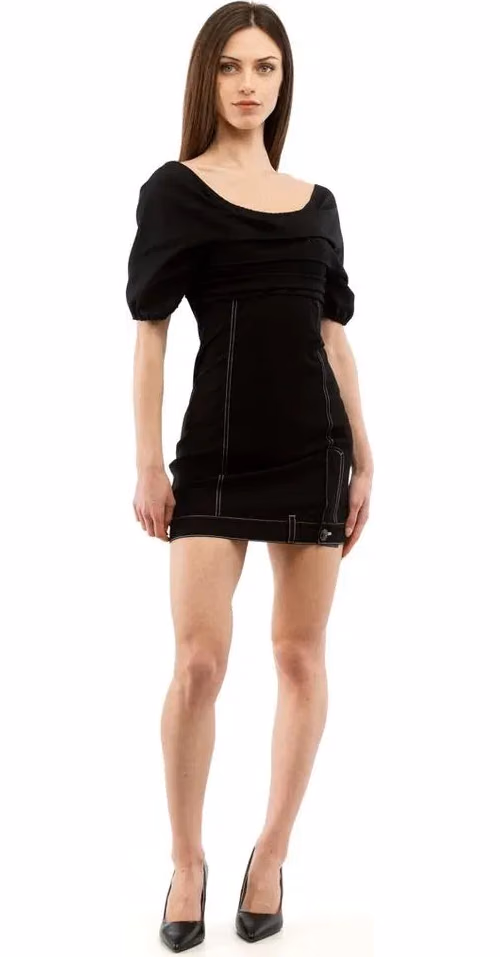 Moschino Multicolor Cotton Casual Dress
