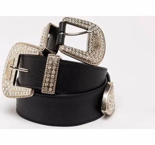 Moschino Multicolor Viscose Regular Belt
