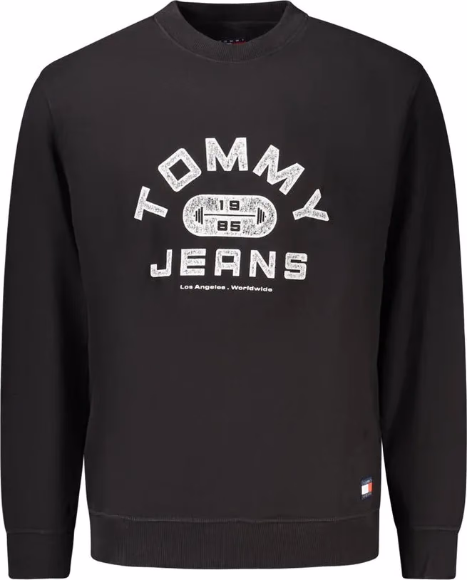 Tommy Hilfiger Black Cotton Men's Sweatshirt