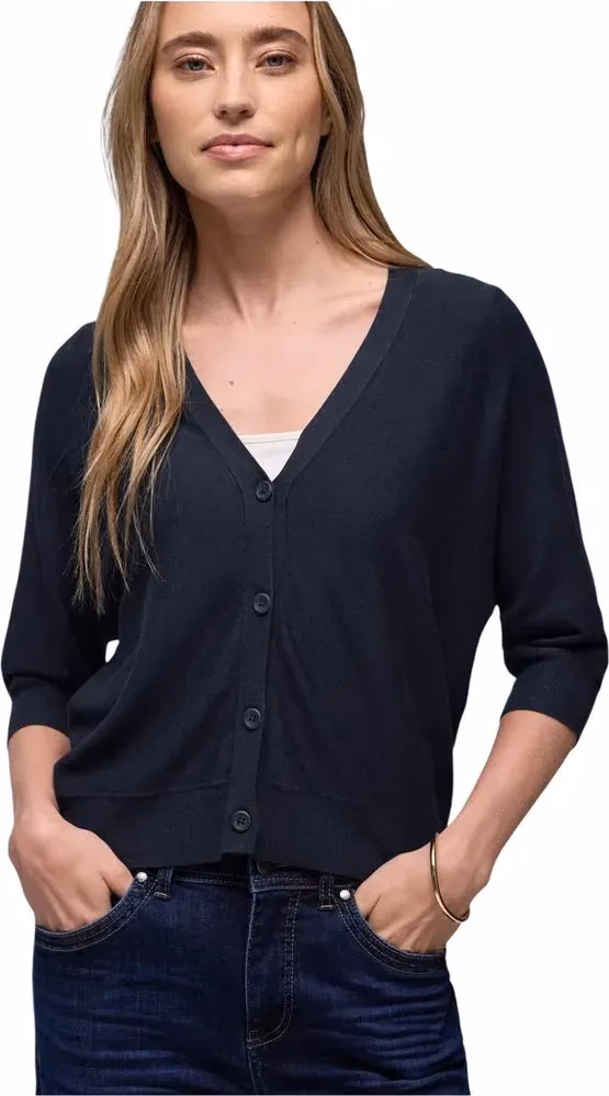 Street One Blue Viscose Cardigan