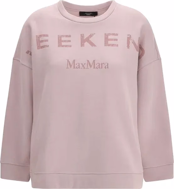 Max Mara Purple Cotton Sweatshirt