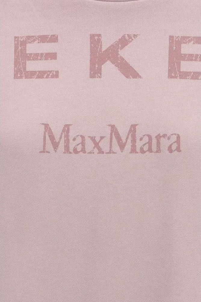 Max Mara Purple Cotton Sweatshirt