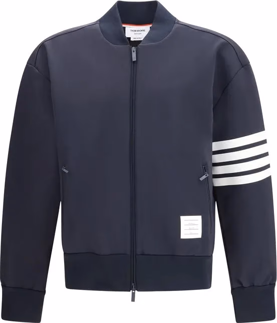 Thom Browne Blue Viscose Bomber