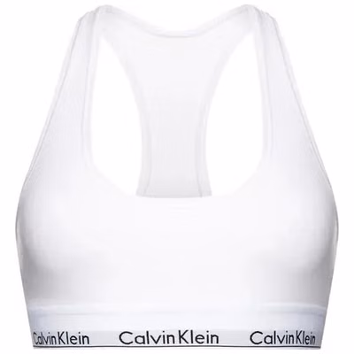 White Cotton Bra