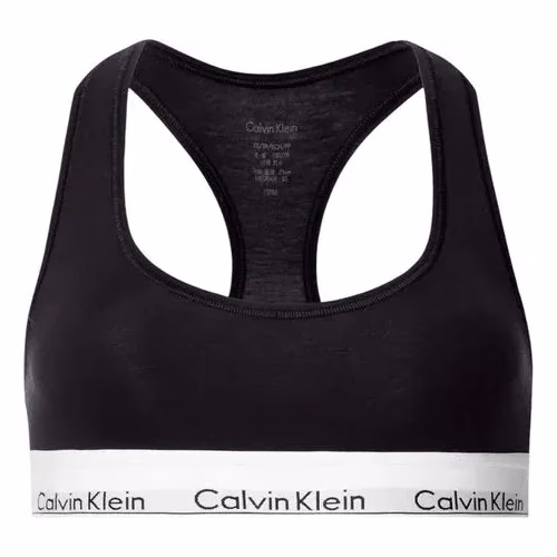 Calvin Klein Underwear Black Cotton Bra