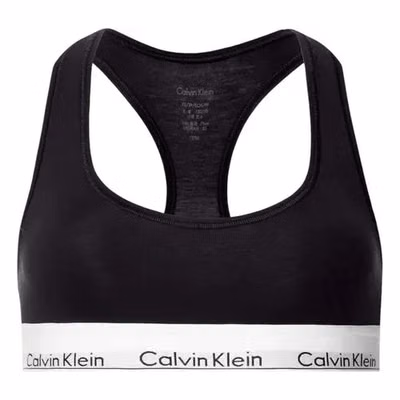 Black Cotton Bra