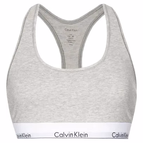 Calvin Klein Underwear Gray Cotton Bra