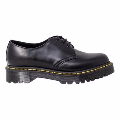 Black Leather Oxfords And Derbies