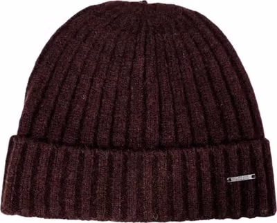 Bordeaux Marabou Cap (Baseball Hat)