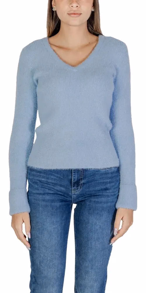 Morgan De Toi Blue Polyamide Sweatshirt