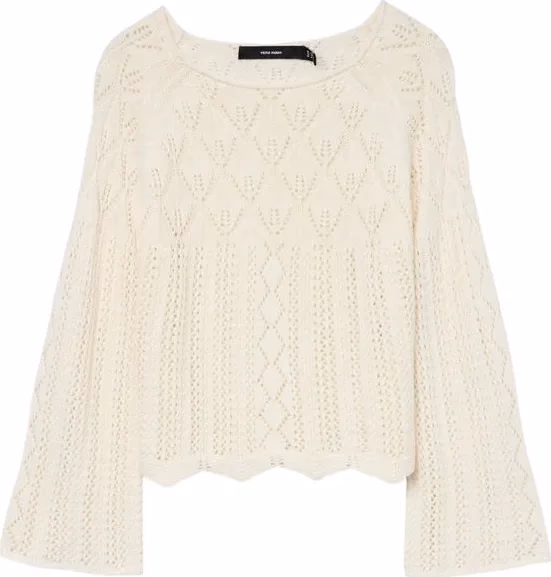 Vero Moda Beige Cotton Sweatshirt