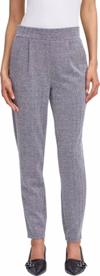 Blue Polyester Skinny Pants