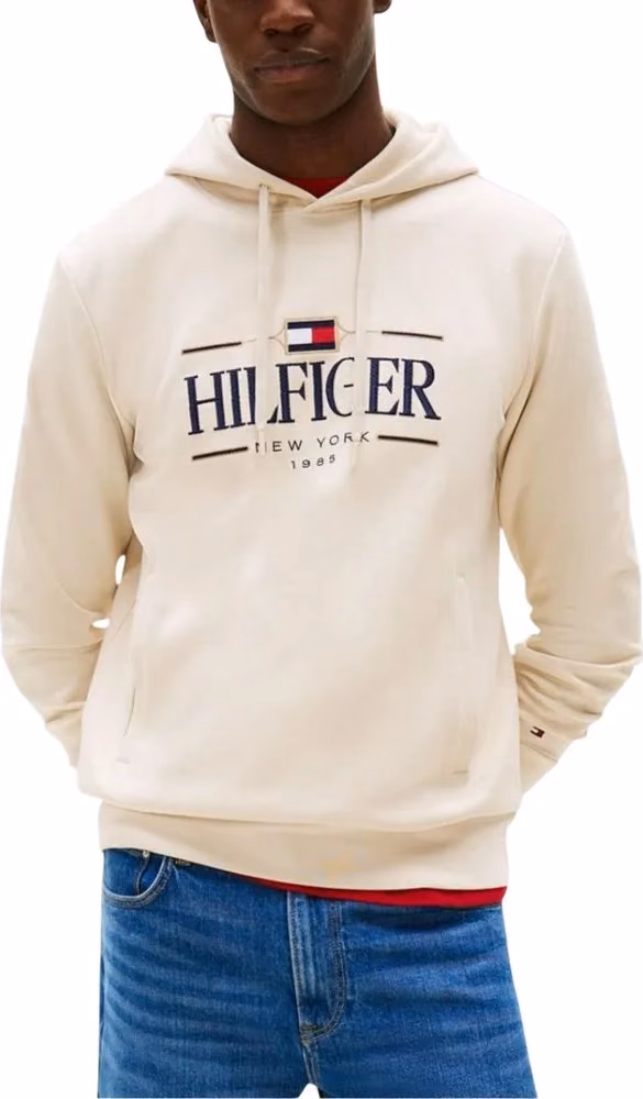 Tommy Hilfiger Beige Organic Cotton Hoodie