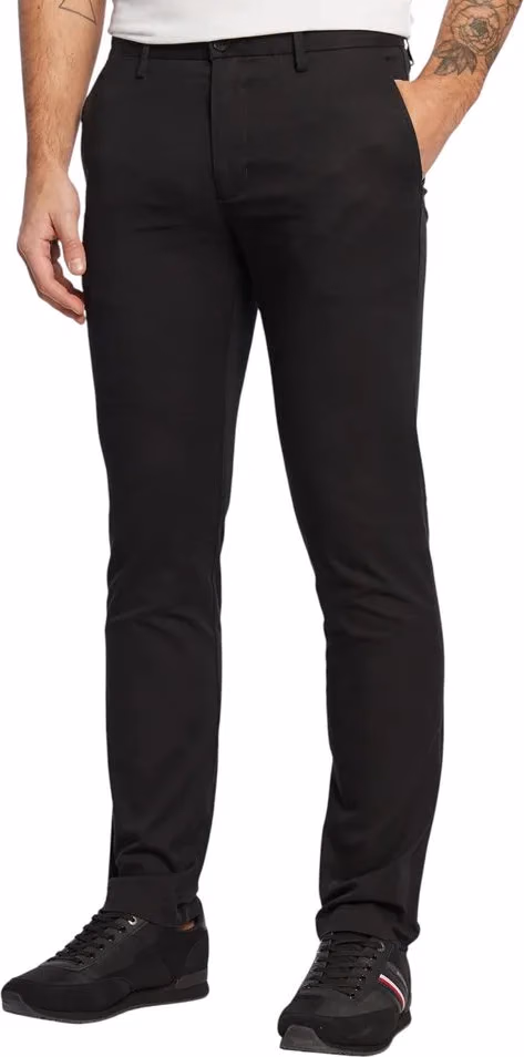 Tommy Hilfiger Black Recycled Cotton Skinny Pants