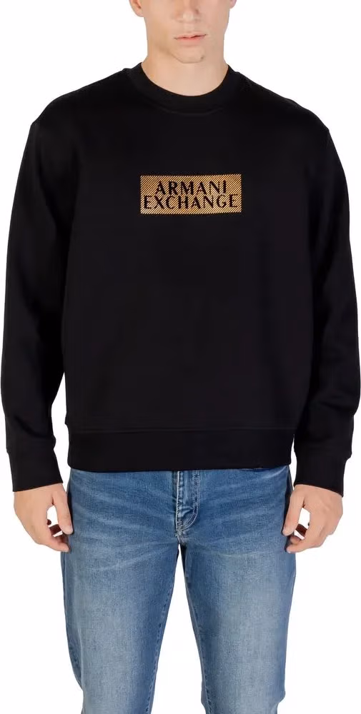 Armani Exchange Bicolor Cotton Sweatshirt