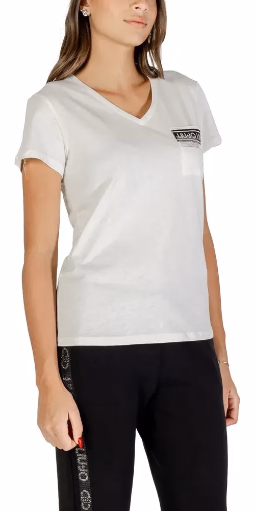 Liu Jo White Cotton T-Shirt