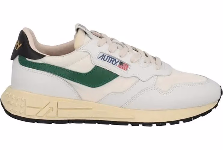 Autry White Leather Athletic Sneakers