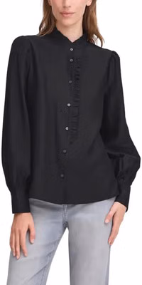 Black Viscose Blouse