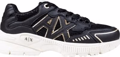 Bicolor Polyester Athletic Sneakers