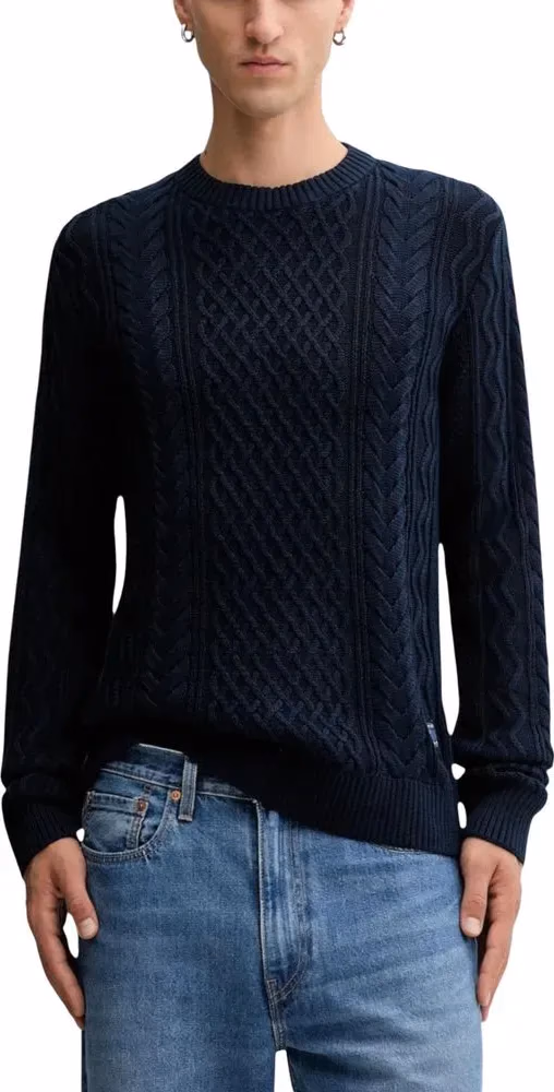Tommy Hilfiger Jeans Blue Recycled Cotton Sweatshirt