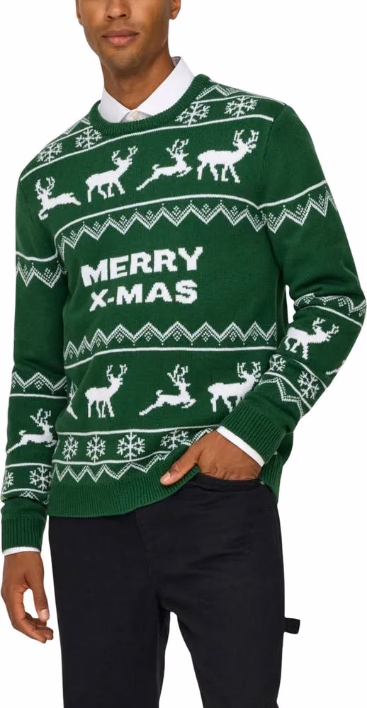 Only & Sons Bicolor Marabou Sweatshirt