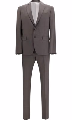 Gray Wool Two-Piece Suit