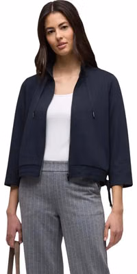 Blue Polyester Sweatshirt