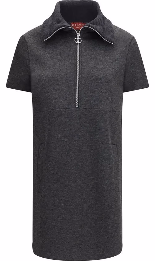 Gucci Gray Cotton Casual Dress