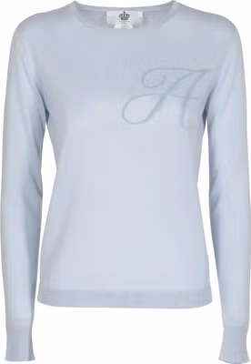 Blue Cashmere Sweatshirt