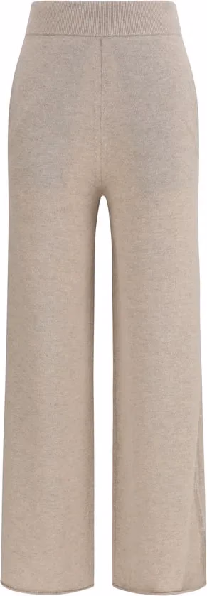 Max Mara Pure Beige Cashmere Casual Pants