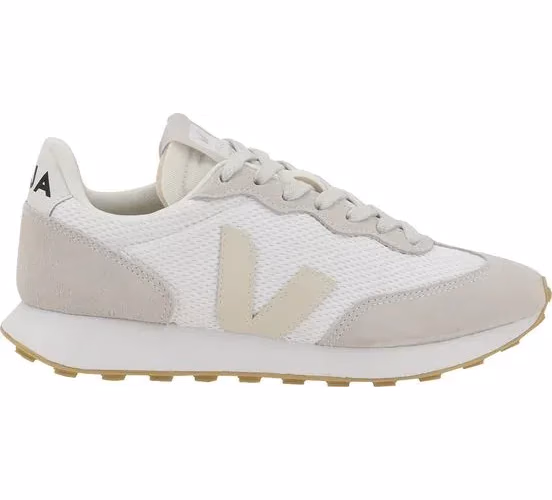 Veja White Calf Leather Bos Taurus Sneakers