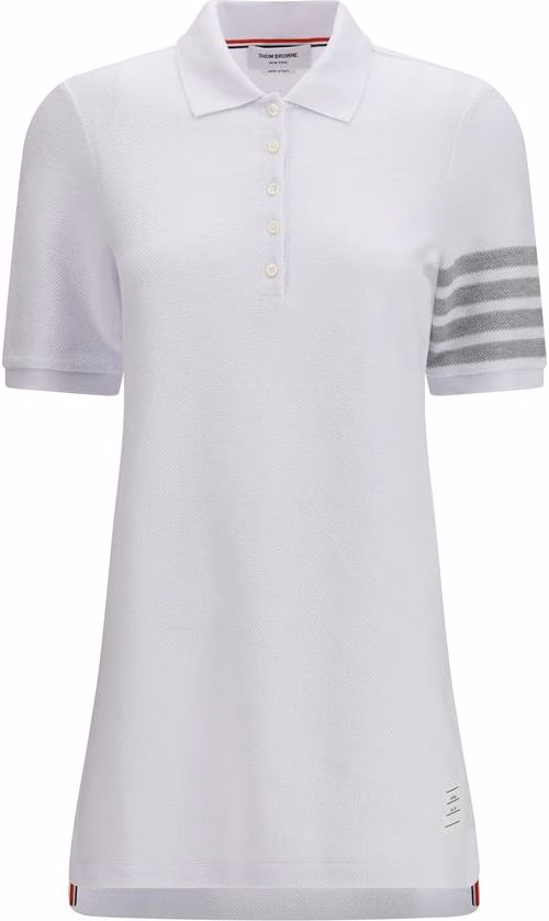 Thom Browne White Cotton Casual Dress
