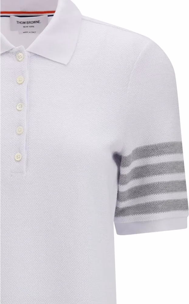 Thom Browne White Cotton Casual Dress