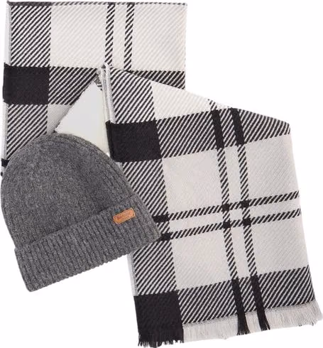 Barbour Gray Polyester Beanie
