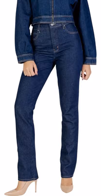 Blue Cotton Skinny Jeans