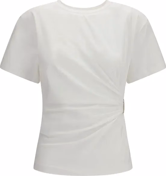 PINKO White Cotton T-Shirt