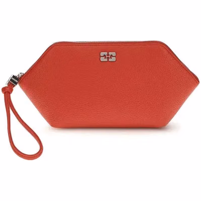 Multicolor Recycled Leather Clutch Bag