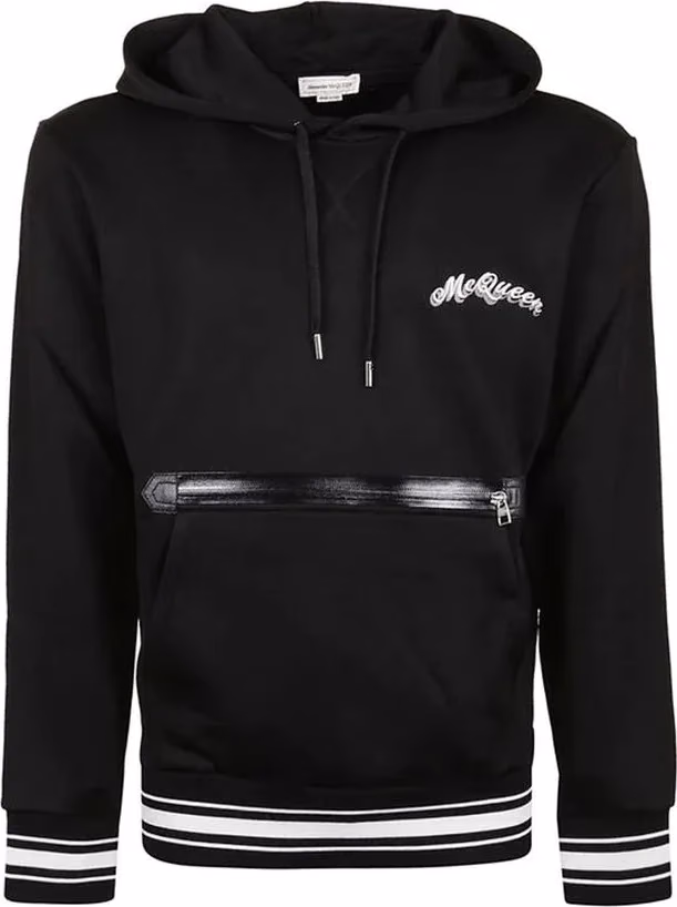 Alexander McQueen Black Cotton Sweatshirt