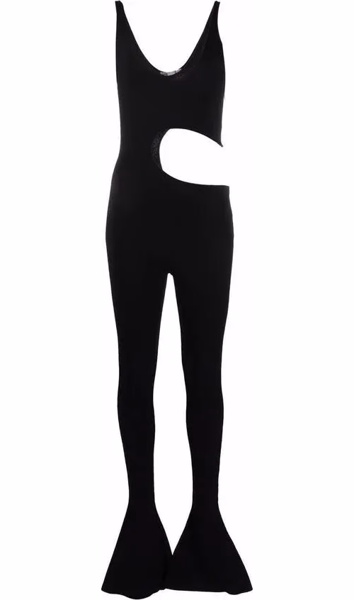 Stella McCartney Black Viscose Jumpsuit